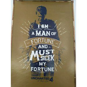Uncharted 4::  A Thief's End Poster from Loot Crate - 9" X 13" New